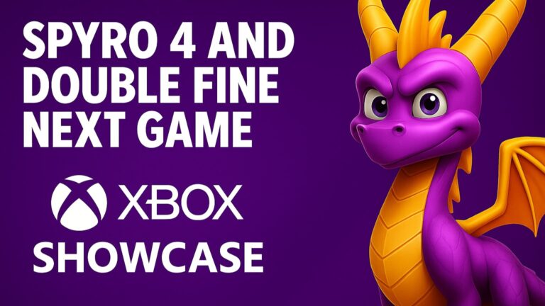 Spyro 4, next Double Fine game, Xbox Games Showcase 2025, Xbox 2025